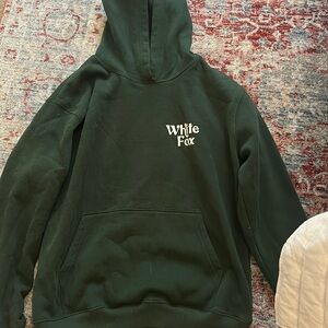White fox hoodie